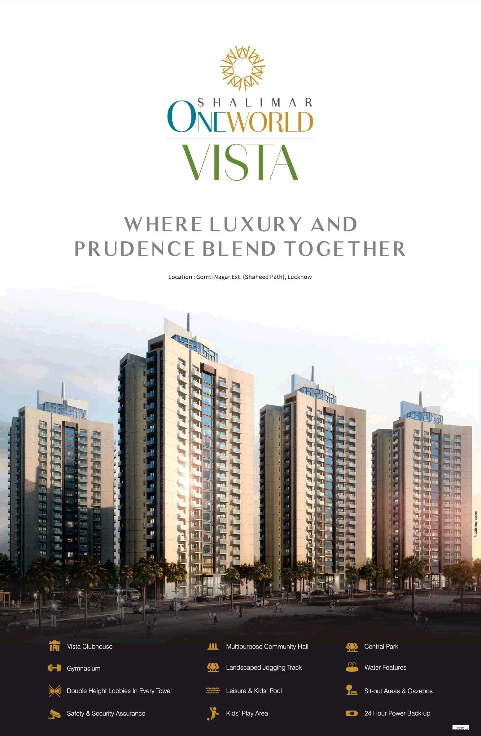 Experience luxury & prudence blend together at Shalimar One World Vista in Lucknow